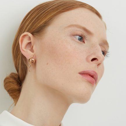 Malaya Zircon Coral Twig Earrings