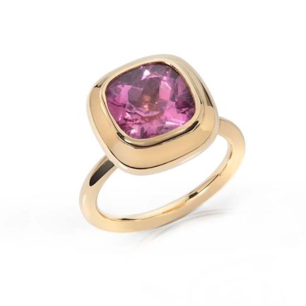 Pink Tourmaline Cocktail Ring