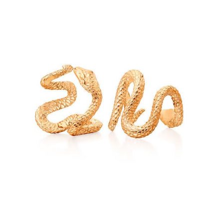 Diamond Gold Snake Ring